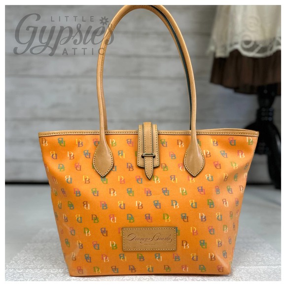 Dooney & Bourke Handbags - *SOLD* Vintage Dooney & Bourke Tangerine Tote